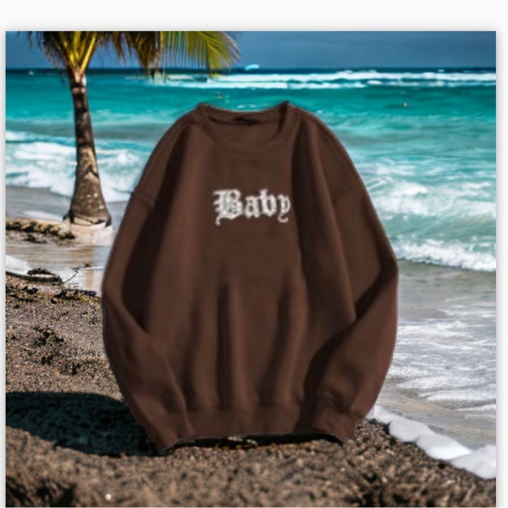 BUNDLE! 2 for 1- Sweatshirts- Dividend-Shein-Graphic -Grey-Brown-EUC-SzM-Cozy!🍂 - Picture 2 of 12